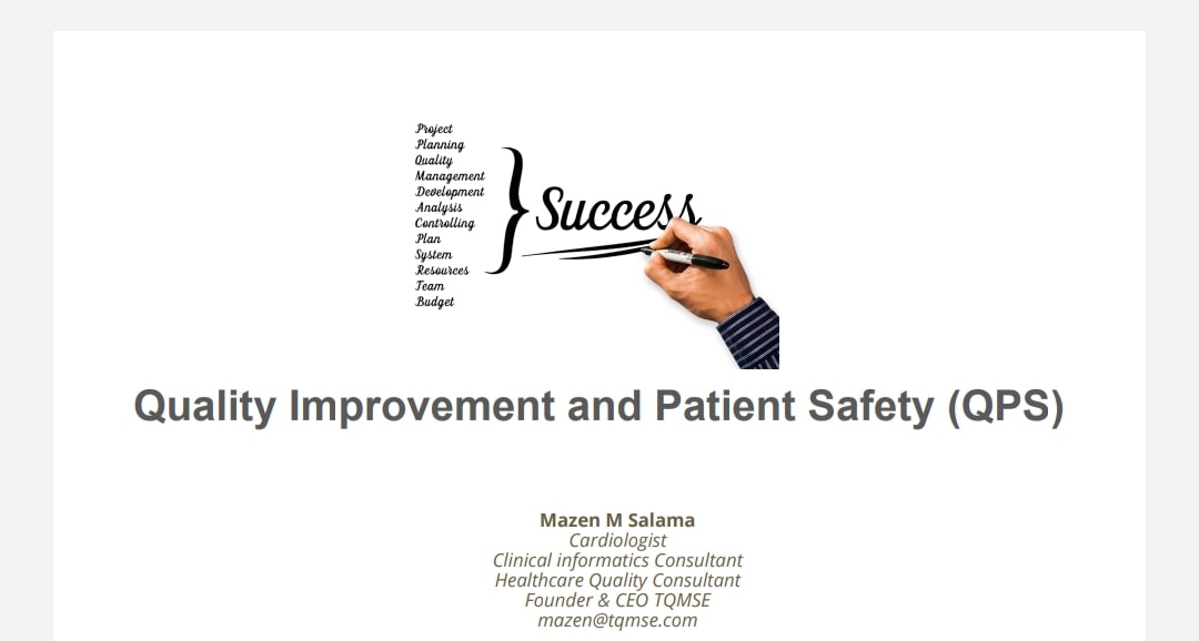 Quality Improvement (JCI) lecture